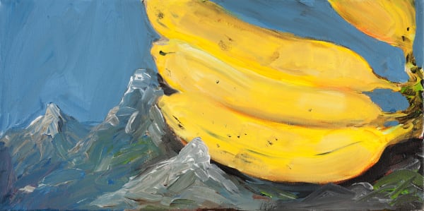 Federico Luger On the alps, 2014 Acrylic on canvas 20 x 40 cm 7 7/8 x 15 3/4 in