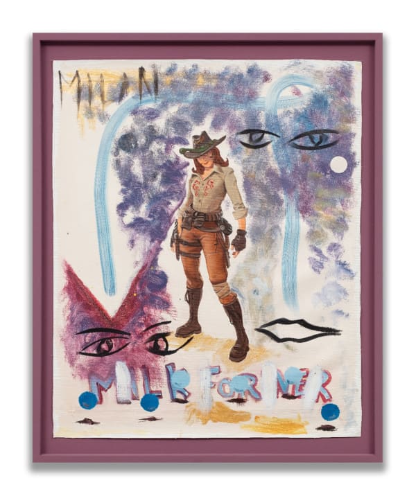 Federico Luger Milk forever, 2021 Oil on canvas 103 x 81 cm