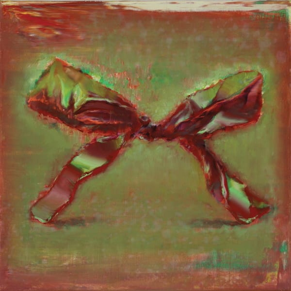 Attila Szűcs Bow, 2022-2023 Oil on canvas 44 x 44 cm 17 3/8 x 17 3/8 in