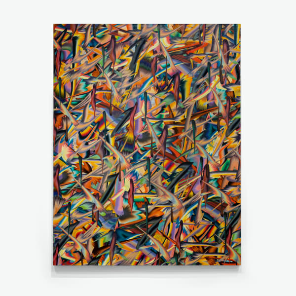 Clinton King, Feedback cascade (jack o'lantern), 2023