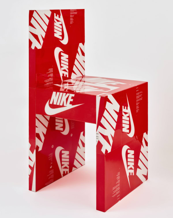Gyuhan Lee, Nikes - shoe box chair , 2024