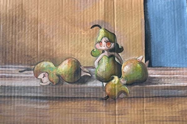 Aisha Al-Abdulla, A Pear Still Life, 2023