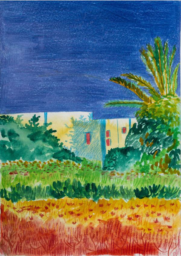 Ameni Abida, Sunset on the Apartments, 2024