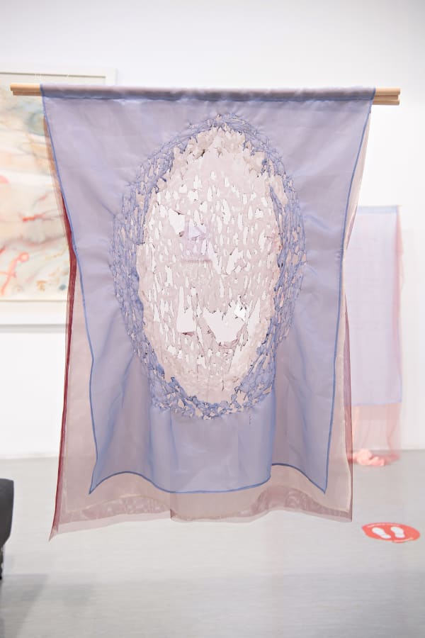 Amna AlBaker, Derma (layers), 2025