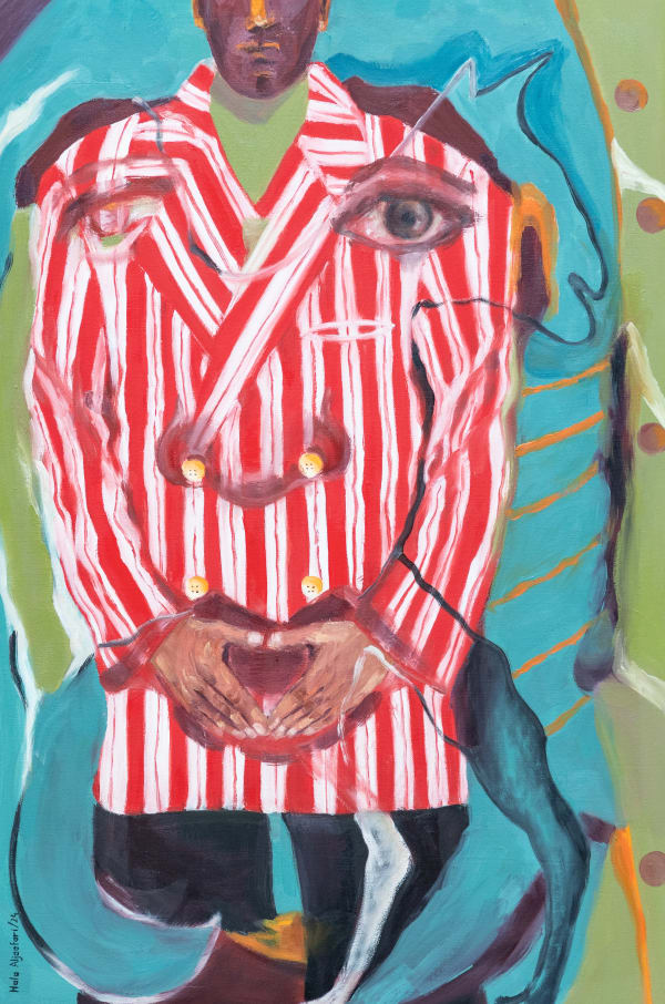 Hala Aljaafari, Red Blazer, 2024