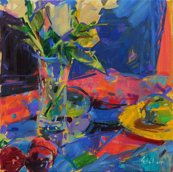 Peter Graham, STILL LIFE, WHITE ROSES