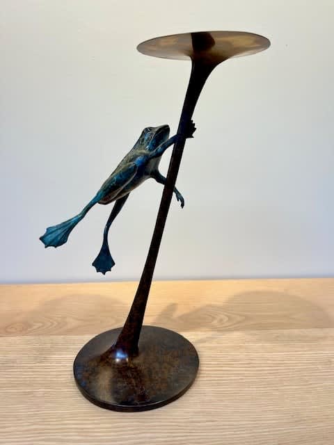 Matt Duke CLAUDE Bronze 13 x 6 x 6 in 33 x 15.2 x 15.2 cm