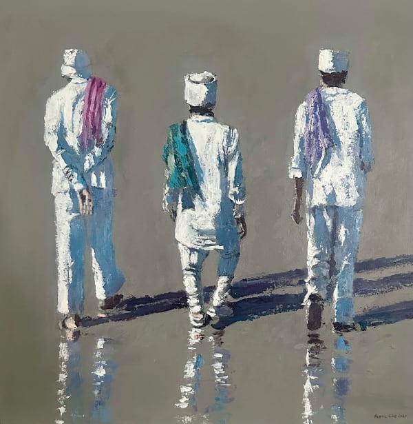 Patrick Gibbs, THREE MEN WITH TOWELS, MUMBAI
