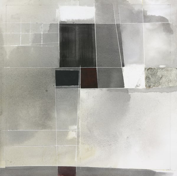 Edward Hutchison SILVER Watercolour on paper 33x 33 cm