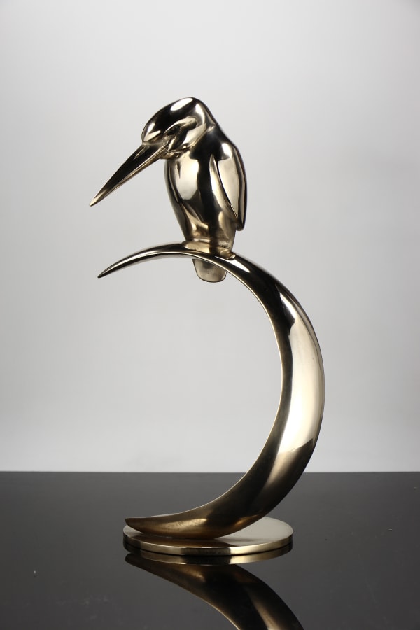 Matt Duke PATIENCE Polished Raw Bronze 11 3/4 x 7 1/8 x 4 3/4 in 30 x 18 x 12 cm 1/6