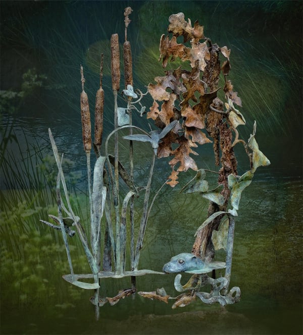 Michael Storey CHALK STREAM LIVING Bronze, unique piece