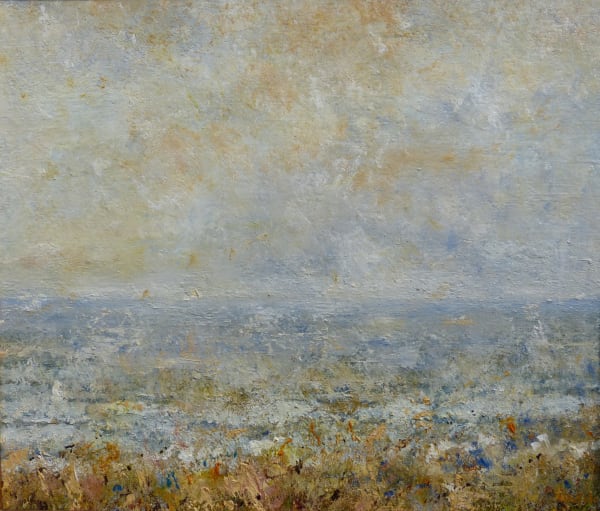 David Walsh WINTER LIGHT ON SEA Oil on canvas 18 x 22 in. 45.72 x 55.88 cm