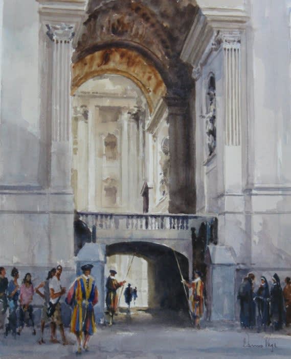 Dennis Page, SWISS GUARDS AT ST. PETER'S ROME