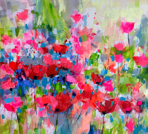 Soraya French, RED AND PINK POPPIES
