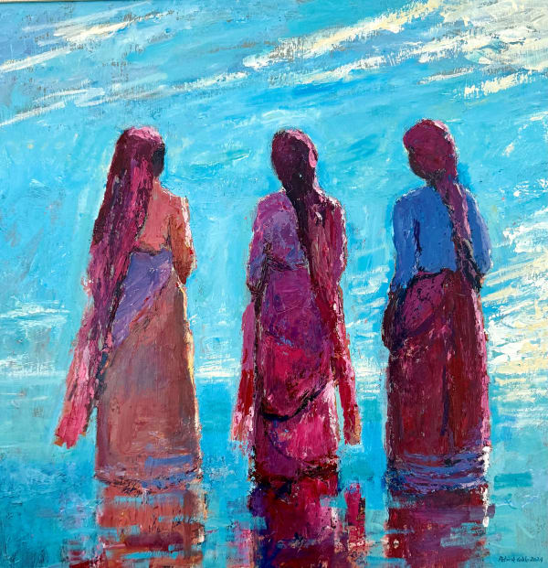 Patrick Gibbs, WOMEN IN SHALLOW WATER, KERALA