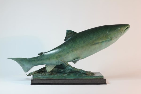 Bryan Hanlon Bronzes, SWIMMING SALMON