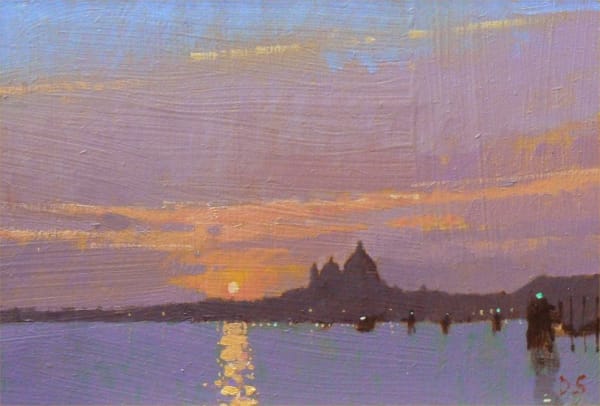 David Sawyer, SUNSET OVER THE RIVA, VENICE