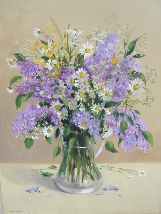Christine Birchall, SUMMER FLOWERS WITH LILAC