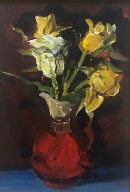 Lawrence Quigley, ROSES IN A RED POT