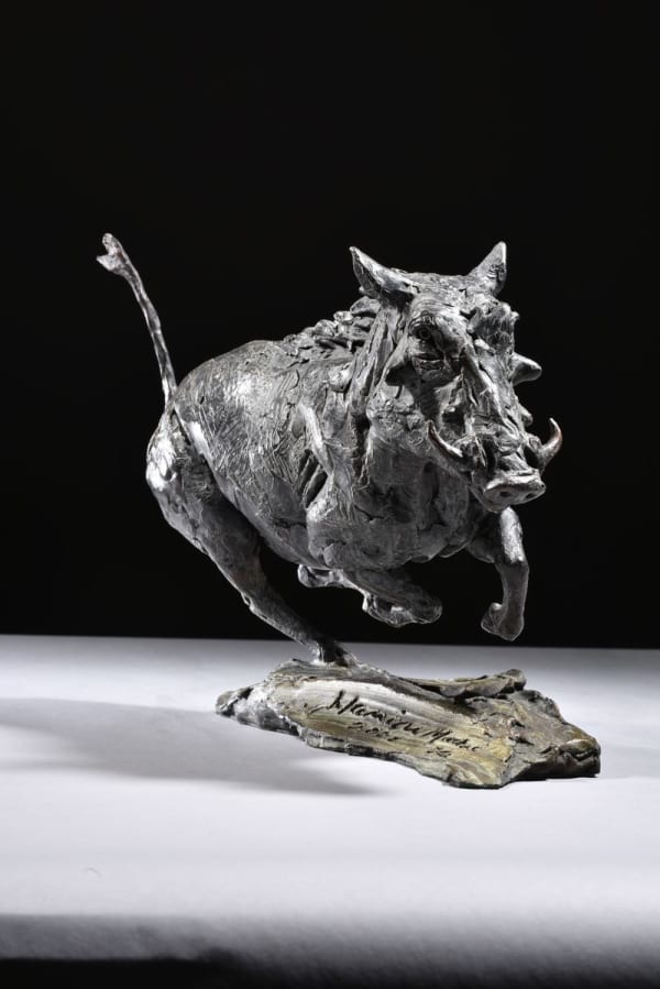 Hamish Mackie WARTHOG , 2023 Bronze 7 1/4 x 16 7/8 x 6 1/4 in 18.5 x 43 x 16 cm Edition of 12