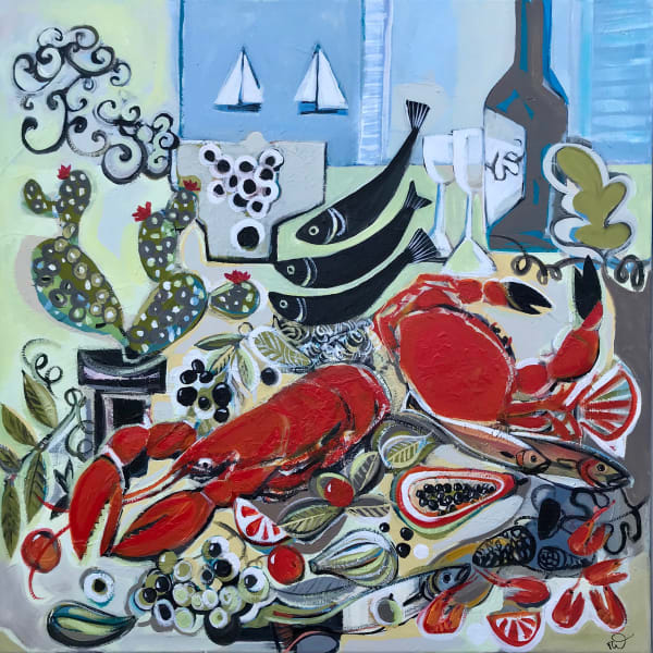Marissa Weatherhead, THREE FISH TWO BOATS AND A SEAFOOD PLATTER