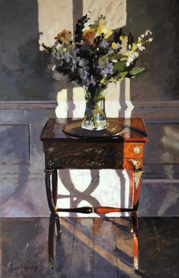 Bruce Yardley, FLOWERS ON A CHARLES X WORK TABLE