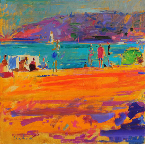 Peter Graham, LA PLAGE DE PAMPELONNE, RAMATUELLE