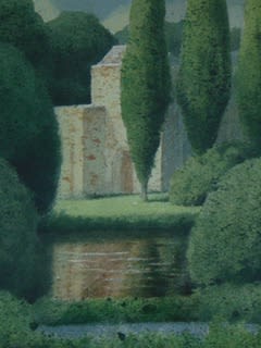 Kevin Hughes, ABBEY ON THE RINCE CANAL, FRANCE