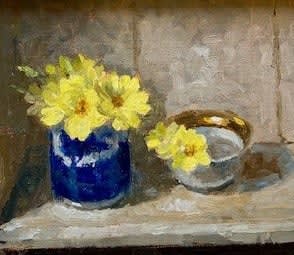 Pamela Kay, PRIMROSES IN A CUP AND A BOWL