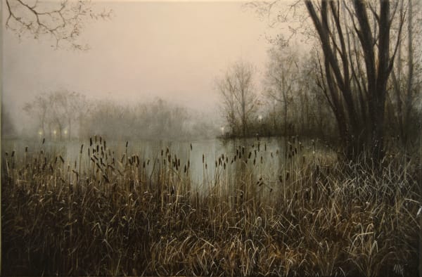 Trudy Good DUSK Oil on canvas 23 5/8 x 15 3/4 in 60 x 40 cm
