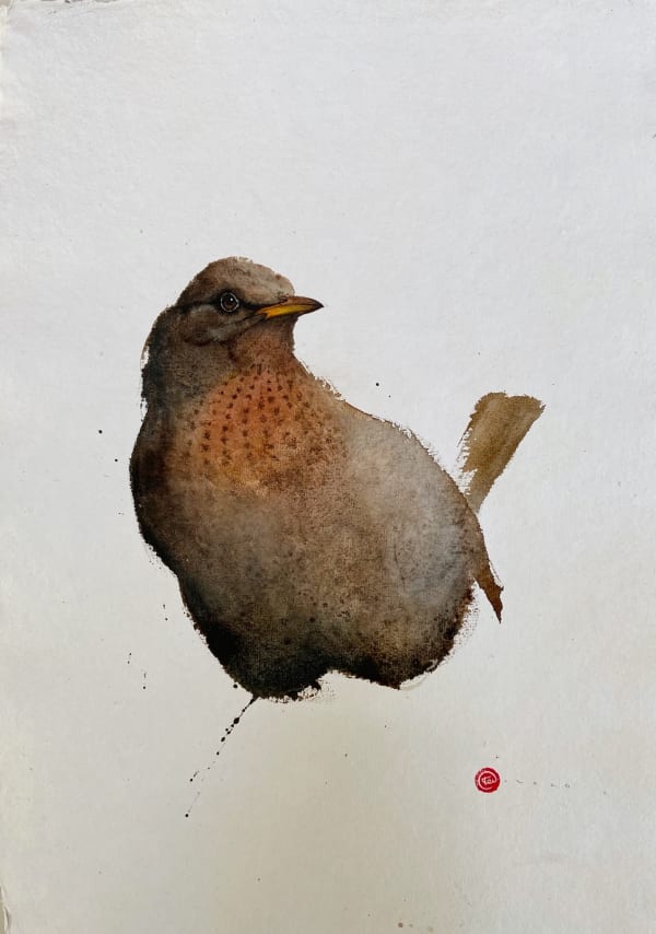 Karl Martens, BLACKBIRD, FEMALE (Framed)