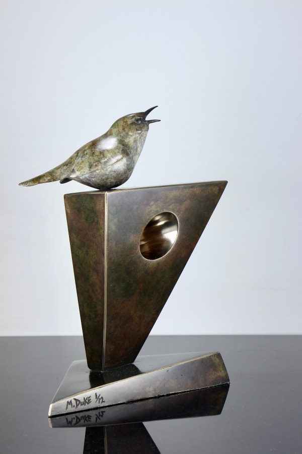 Matt Duke ARIETTA (WREN) Bronze 1/2 7 1/8 x 5 7/8 x 3 1/2 in 18 x 15 x 9 cm