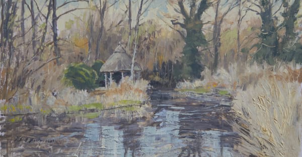 Timothy Scott Bolton, RIVER TEST, HALFORDS HUT, MOTTISFONT