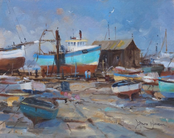 David Howell, THE BOATYARD, WEST MERSEA, ESSEX