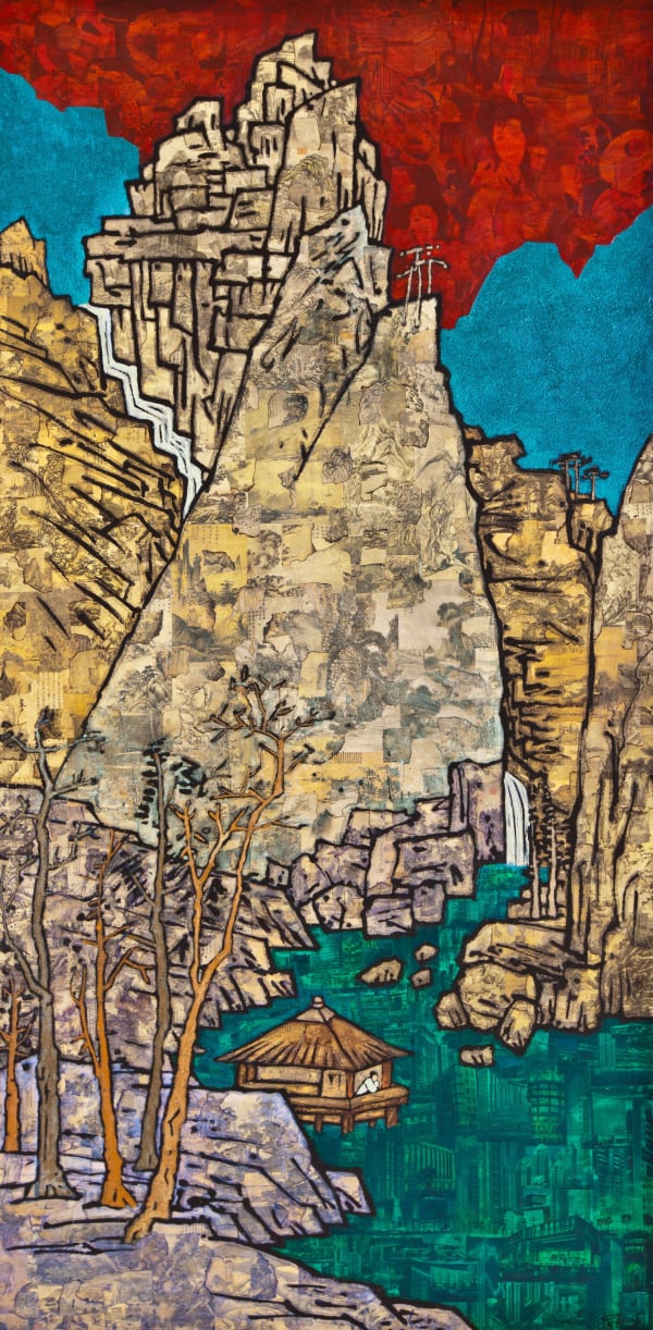 Listen to the Spring in the Pavilion《亭中听泉》