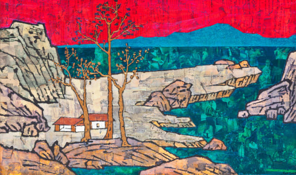 Lakeshore Mountain Dwellings《湖岸山居图》