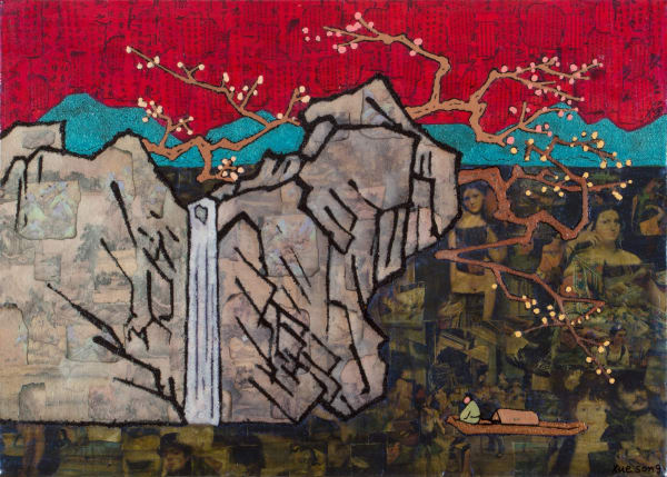 Waterfall View《观瀑图》