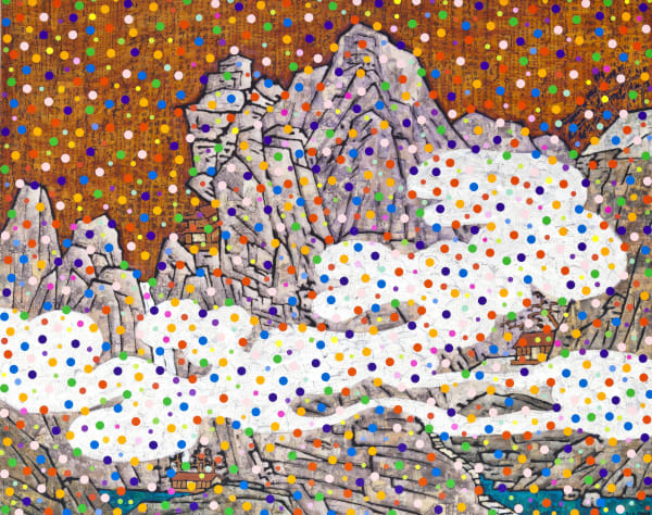 Pointillist Landscape No.1《点彩山水No.1》