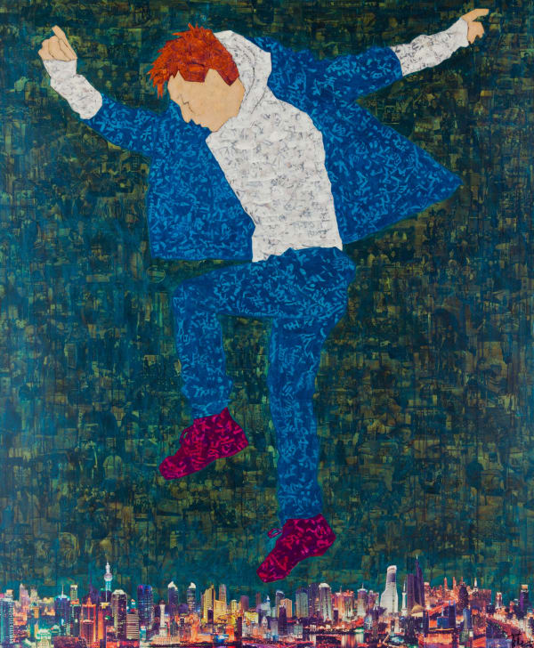 Take Off《起飞》, 2008 Mixed media on canvas 综合媒材布本 180 x 150cm