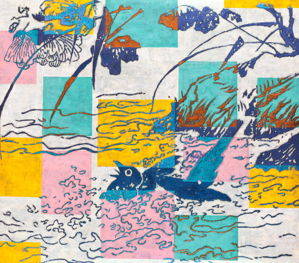 Dialogue with Piet Mondrian No.4《与蒙德里安对话No.4》