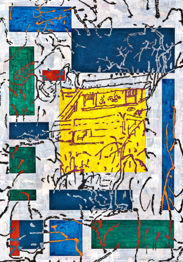 Dialogue with Piet Mondrian No.12《与蒙德里安 (Mondrian) 对话 No.12》