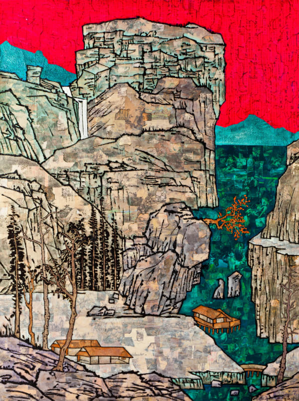 New Landscape-Dialogue with Master Hongren《新山水 - 与弘仁对话》