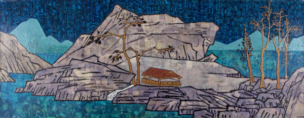 Lakeshore Spring《湖岸清泉图》