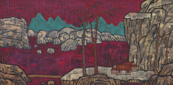 Lakeshore in Autumn Colors《湖岸秋色》