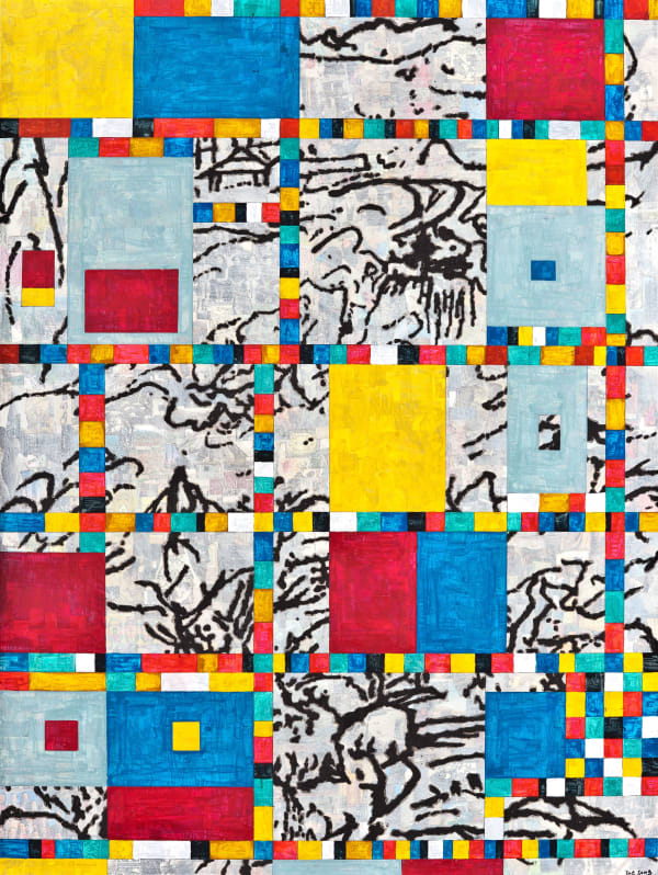 Dialogue with Piet Mondrian No.11《与蒙德里安 (Mondrian) 对话 No.11》