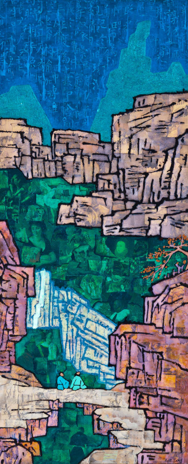 Listening to Waterfall《听瀑图》