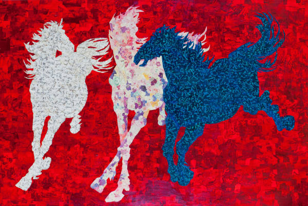The Three Horses《三骏图》