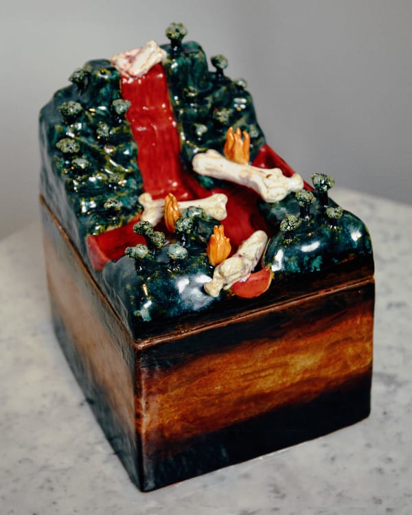 Shayne Phua, Burning bridges, bleeding river, 2024