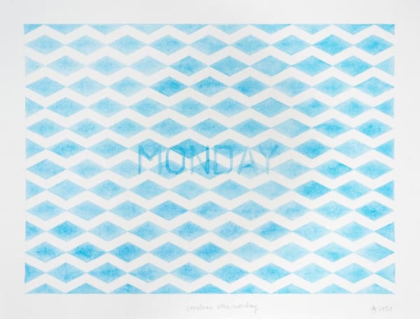 Noor Mahnun Anum, cerulean blue monday, 2021