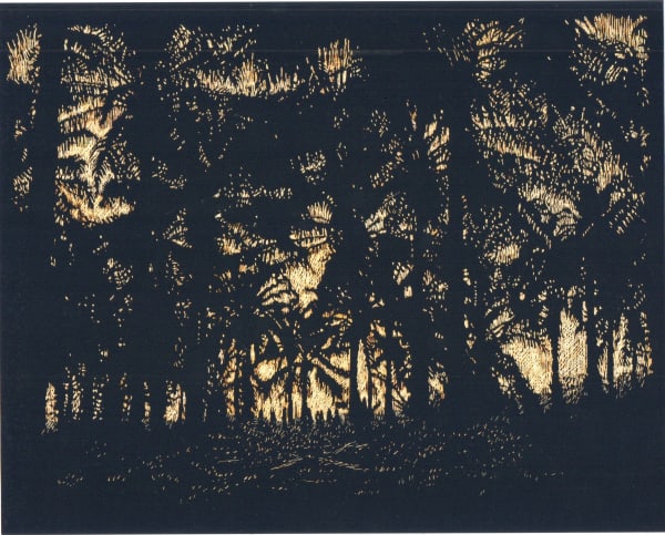 Maryanto, Old cemetery in a palm plantation, 2023